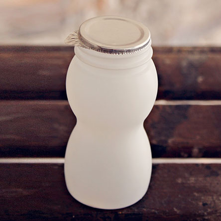 Foil Sealed Lid on Plastic Bottle